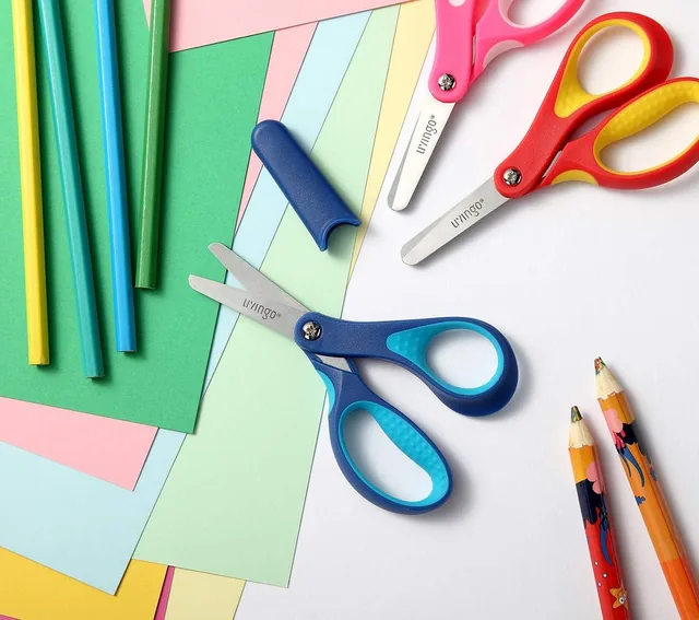 5-inch Blunt-Tip Kids Scissors · 3 Pack — view 5